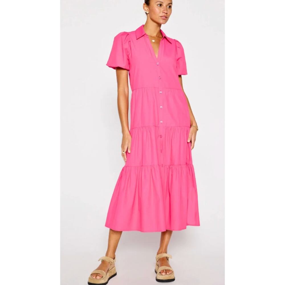 Brochu Walker Hot Pink Havana Dress size S small